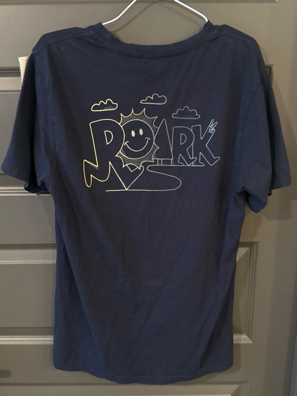 Roark Revival Graphic T-Shirt Navy Blue Medium